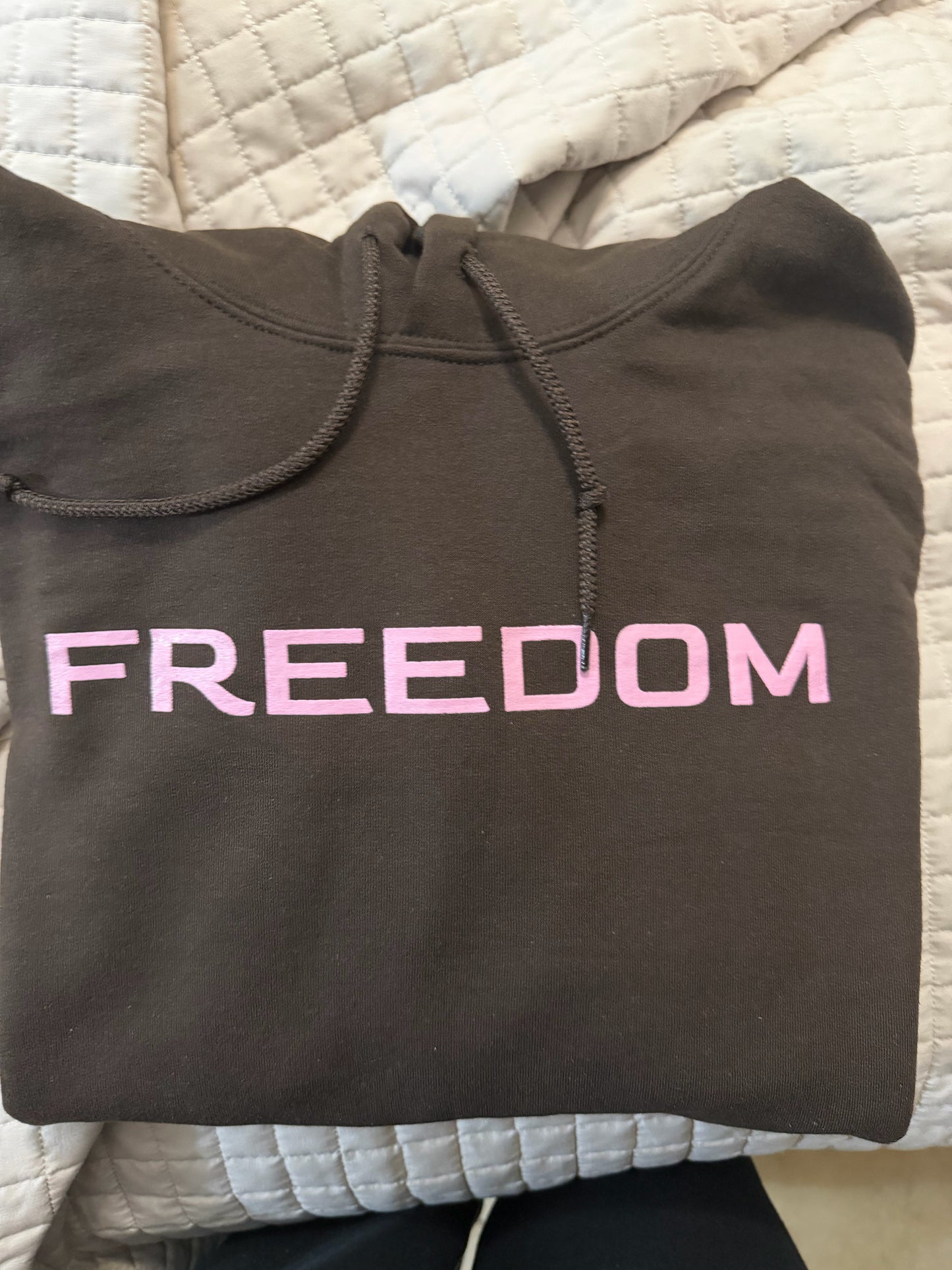 FREEDOM Hoodie- Brown