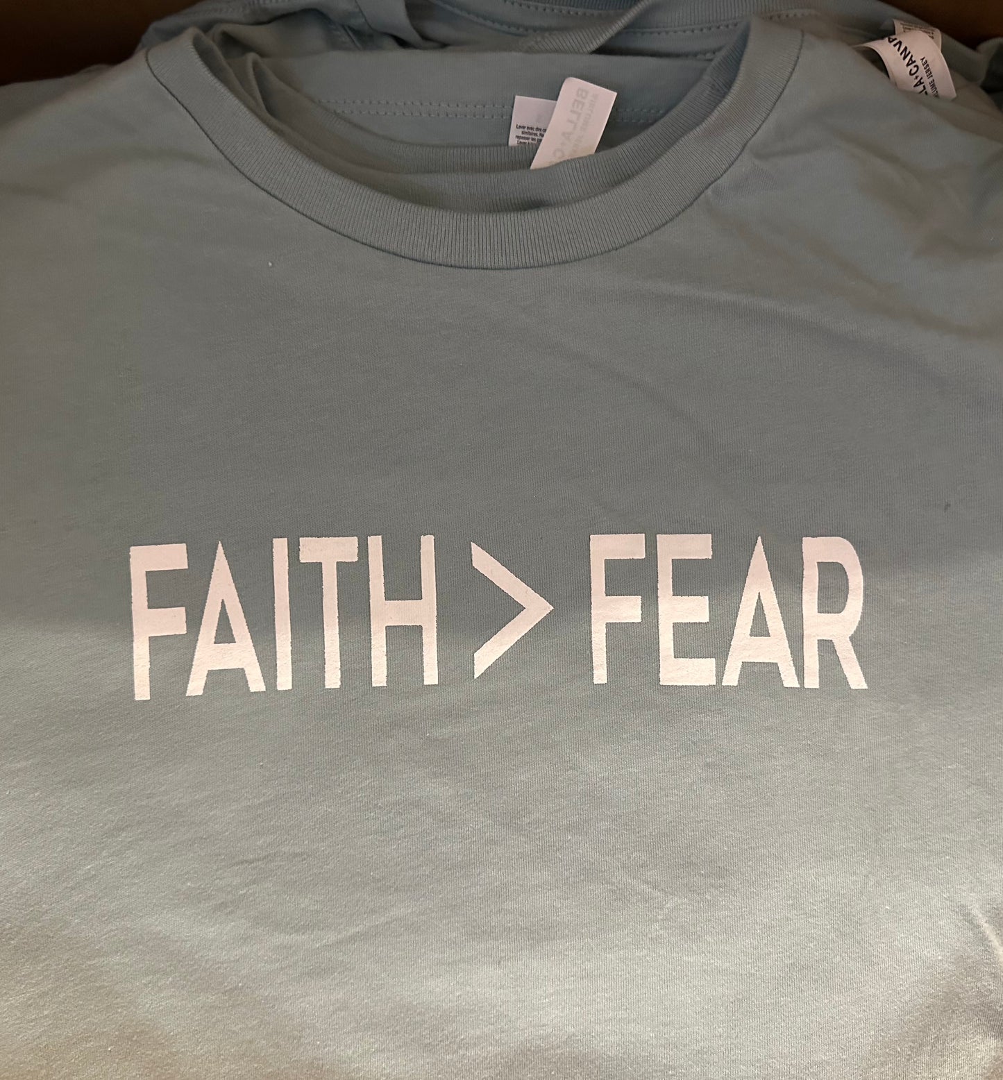 Faith>Fear Tee *New Font*